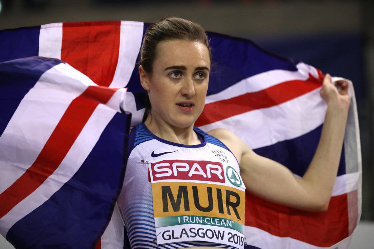 Laura Muir is queen of hearts at #Glasgow2019 for a reason. It's because she'll be back at the Emirates Arena on Wednesday. REACTION 👉 glasgow2019athletics.com/2019/03/03/ill…