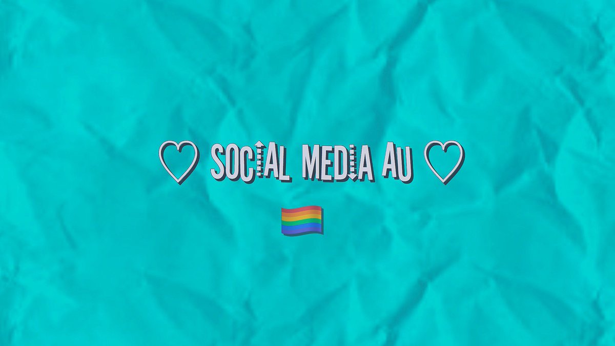 something_cam's tweet image. Hilo de mis social media AU. ✨