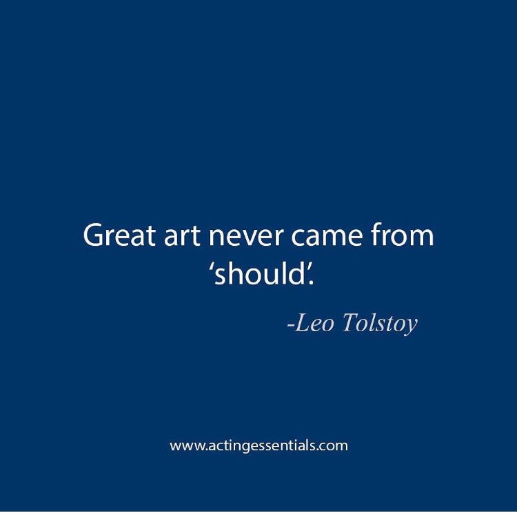 #Tolstoy knew a thing or two about a thing or two!

♟ Now offering Private Online Coaching sessions! If you are interested in building your acting skills:
• email info@actingessentials.com
• visit ActingEssentials.com
OR
• DM w/ questions you have!

#actingcoach #acting