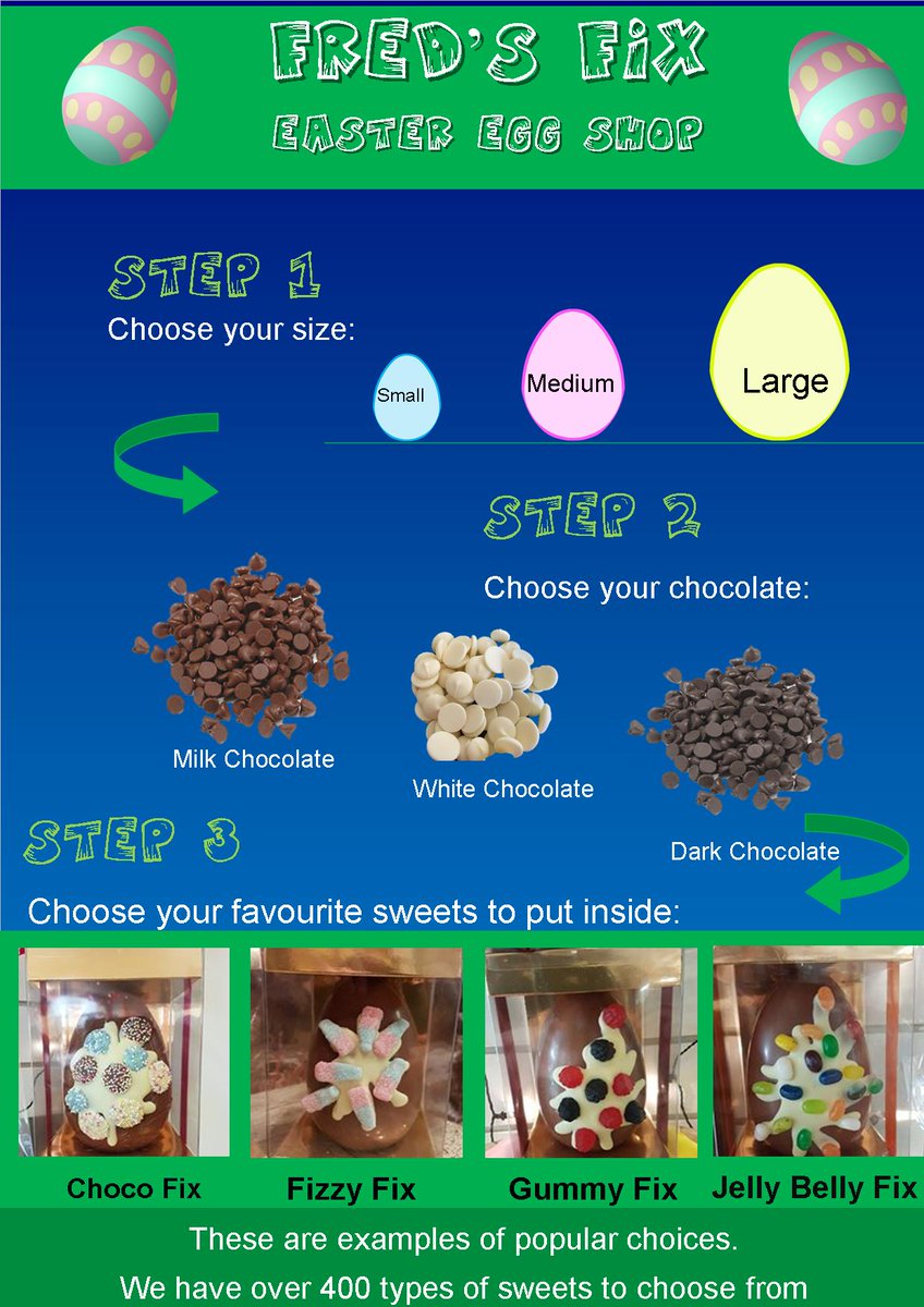 Fred's Fix Easter Eggs #chocolate #chocolatemaking #handmadewithlove #sweets #createwithlove #CreateInspire #eggs #Southampton