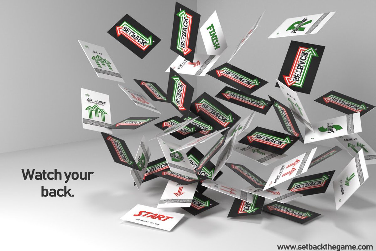 SetbackGame's tweet image. It all starts with the cards. 
Kickstarter coming March 25, 2019. Go to SetBackTheGame.com for info and a chance to Win Stuff! 
.
.
.
#SetBack #BoardGame #CardGame #NewGame #KickStarter #KickStarterComingSoon #ComingSoon #boardgamegeek #SetBackTheGame #TabletopGame