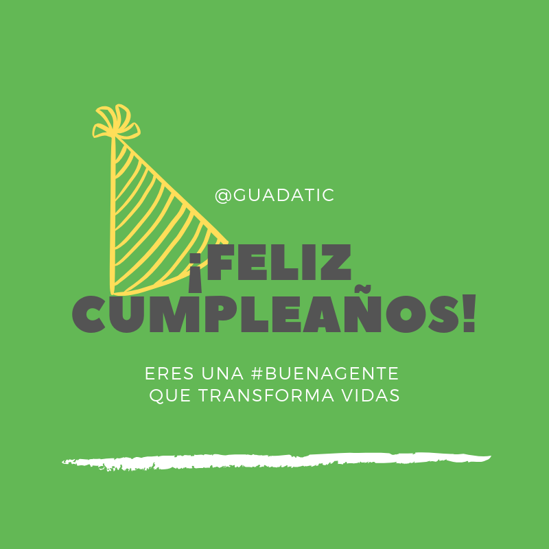 gbs_socialads's tweet photo. Nuestra asesora e-learning y coordinadora académica del CENACFOR, @Mag_gpoleo #GuadaTIC está de 🎂 cumpleaños 🎂.
Hoy, celebramos su vida y todos sus esfuerzos por transformar a miles de personas en #BuenosProfesionales.
¡Feliz vuelta al sol! https://t.co/1eGlIcuaHy