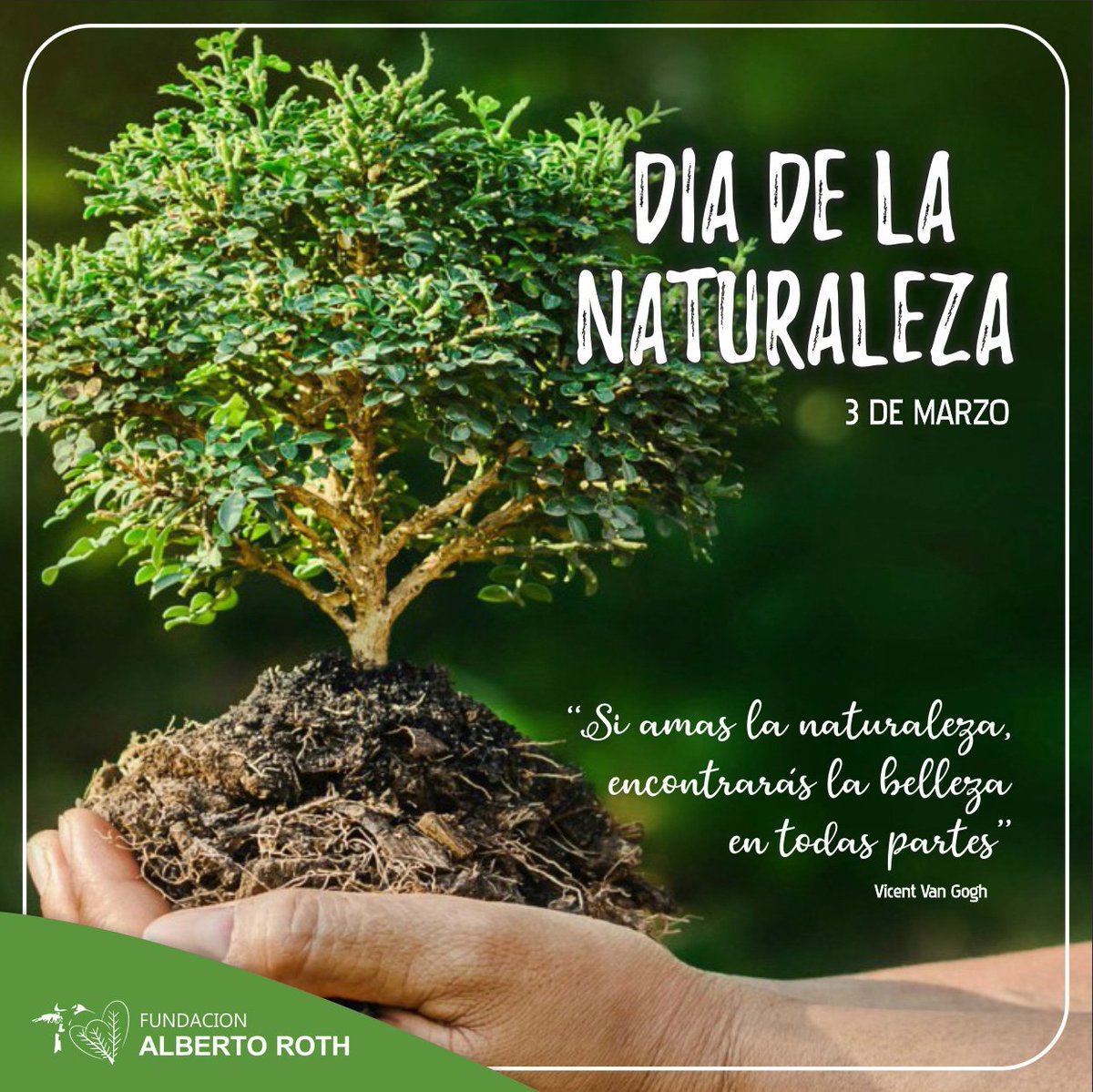 Hoy en el #CalendarioAmbiental #DíaMundialdelaNaturaleza 🌿
