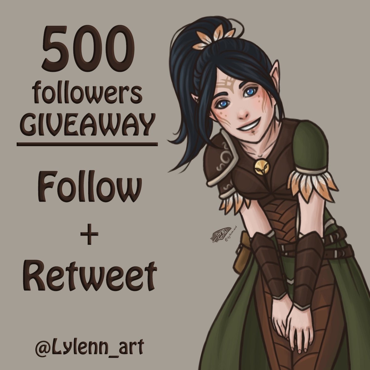 Lylenn_art's tweet photo. Milestone was reached few days ago, thank you very much! I have lot of unfinished pieces, slowly working on them. 
But now it's giveaway time! Rules are simple, follow me and retweet the post to get a chance to win a portrait like this. Good luck!
#Giveaway https://t.co/3922gk2xwK