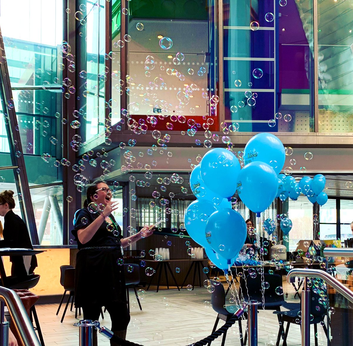 Bubble Machine Provided to In The Night Garden live VIP party at the Lowry Theatre. Gosh we love this machine #14000bubblesperminute #bubblefun #lowrytheatre #sundayfunday
