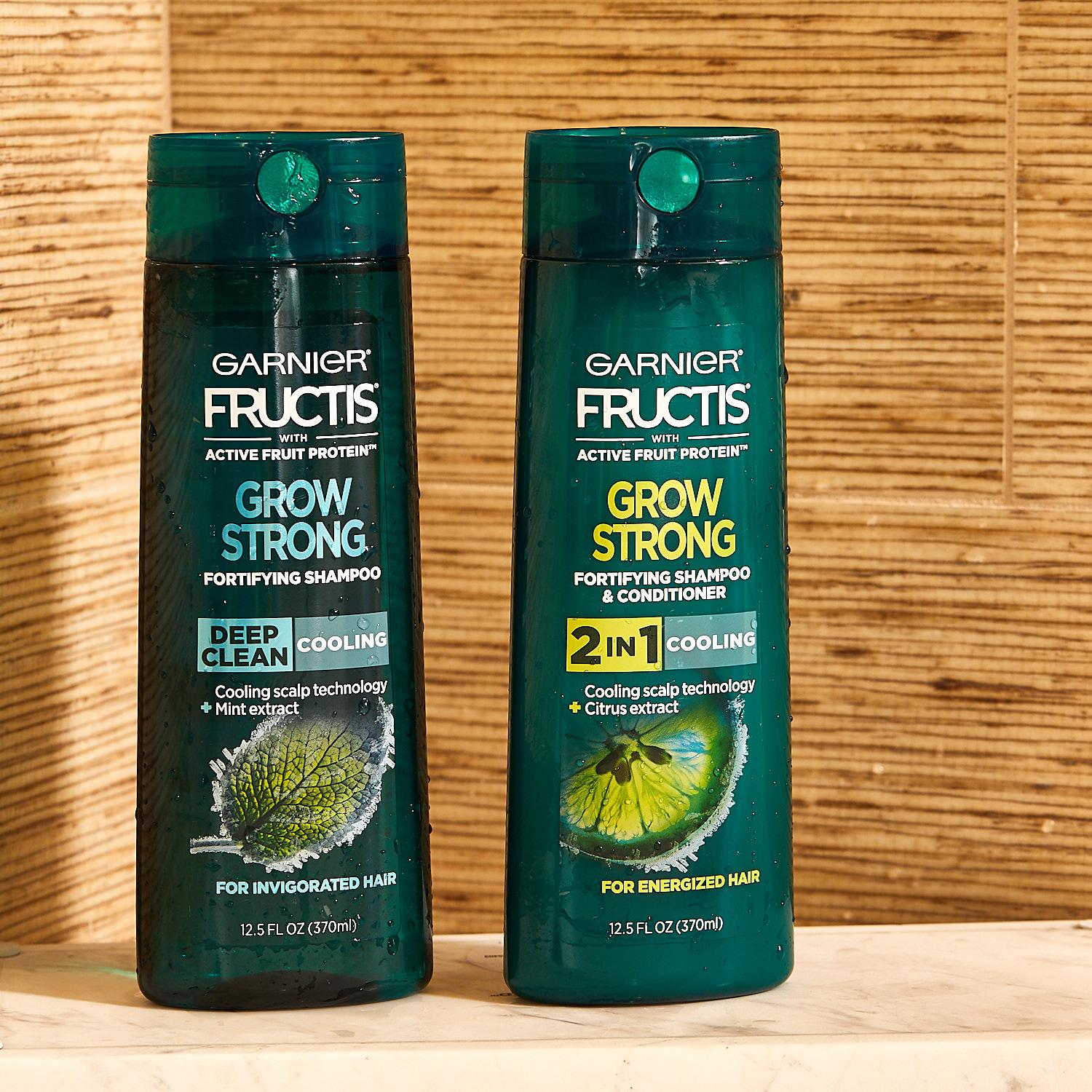 Psychologisch Krijger wervelkolom Garnier USA on Twitter: "Gals, have you told your guys about our new #Fructis  shampoo for Men yet? Choose from: 1️⃣ Grow Strong Deep Clean Cooling Shampoo  2️⃣ Grow Strong 2-in-1 Shampoo
