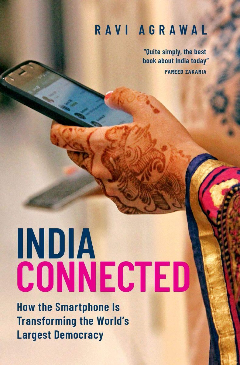ElCalavero's tweet photo. 10 pgs into @RaviReports's new book about the impact of connectivity in #India and I am *hooked*. The storytelling is great &amp; the importance of the narrative is clear - especially in an election year, in the world's most populous democracy. Recommended! https://t.co/n8Sx9Yb4xd
