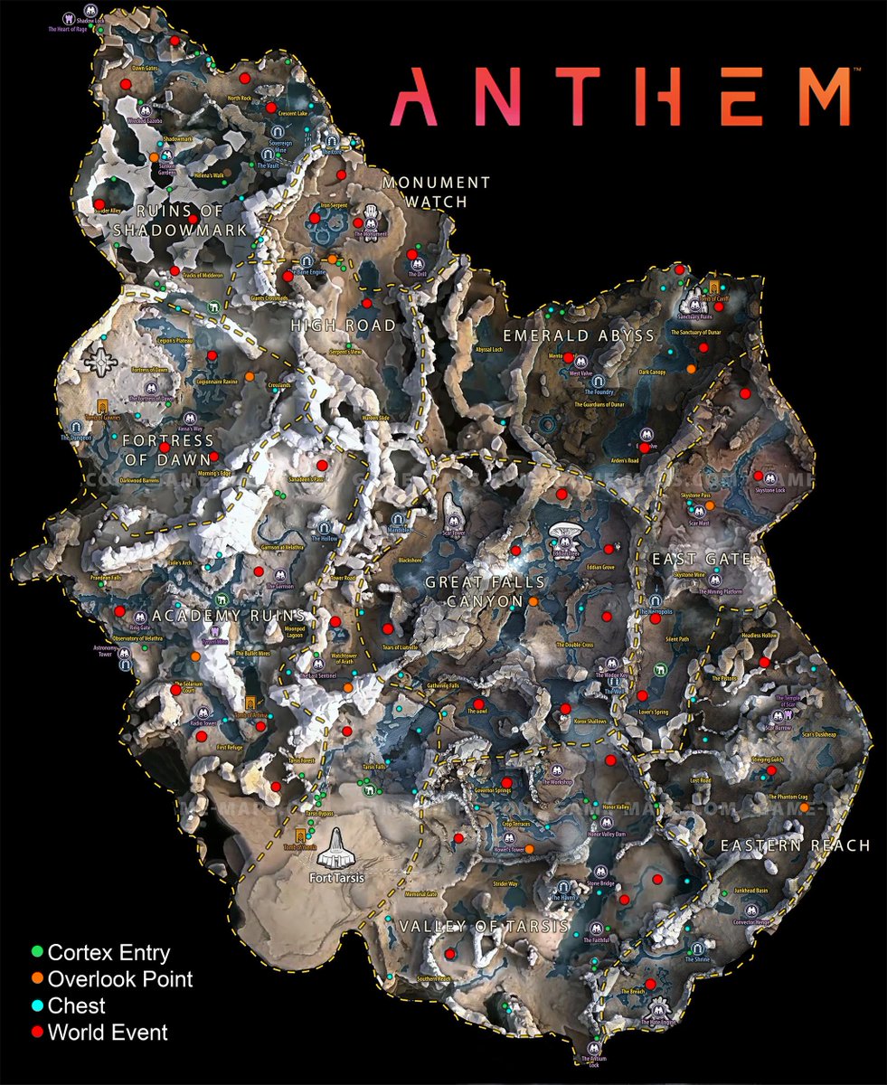 iGameHDR's tweet photo. A great map showcasing the locations that you need to know in Freeplay by u/Dicejss on Reddit

https://t.co/XGGUdLAAy4

#AnthemGame #Anthem https://t.co/Hdkw41WrgA