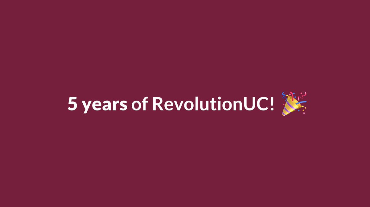 This past weekend marked #5years of #RevUC at the <a href="/uofcincy/">University of Cincinnati</a>! We're so happy to have shared the experience with our hackers, sponsors, and mentors! <a href="/MLHacks/">Major League Hacking (MLH)</a> <a href="/UC_CEAS/">U of Cincinnati Engineering and Applied Science</a> <a href="/CyberAtUC/">Cyber@UC</a>