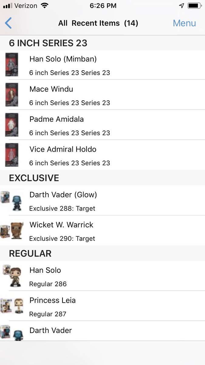toycollectorapp's tweet photo. Thanks to @scottykscooter I’ve updated the new #StarWars #Funko and Black Series to #ToyCollectorApp http:/bit.ly/toycapp3 - took me a while to track down images! https://t.co/558SsVR436