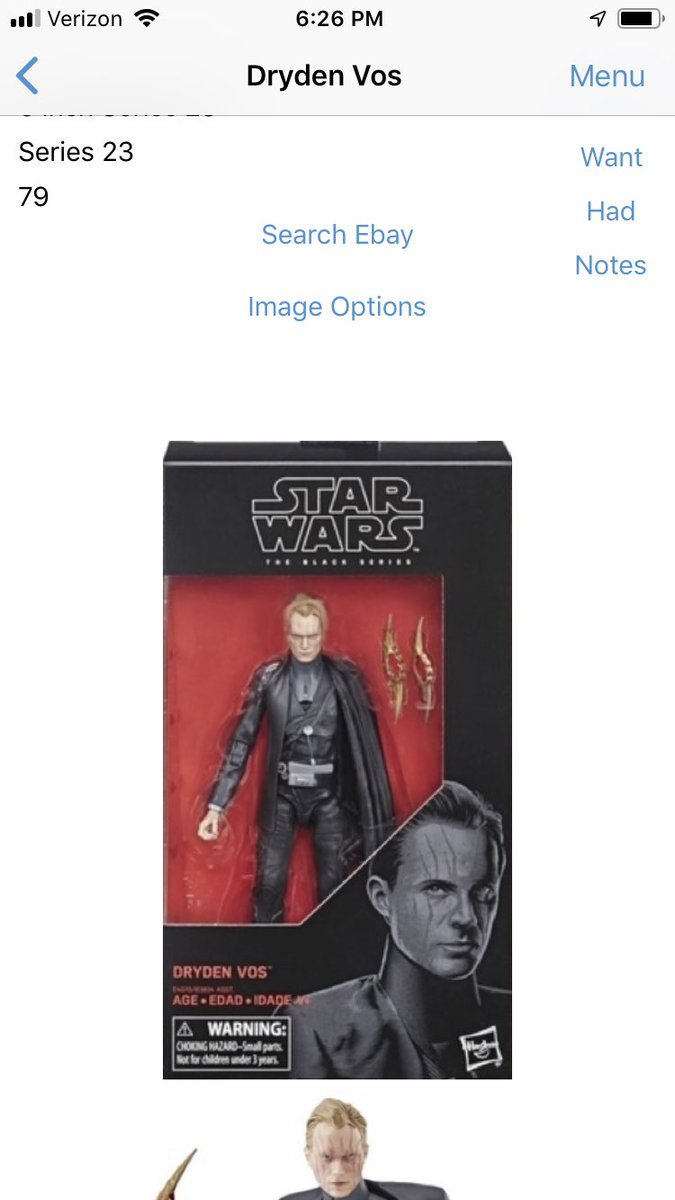 toycollectorapp's tweet photo. Thanks to @scottykscooter I’ve updated the new #StarWars #Funko and Black Series to #ToyCollectorApp http:/bit.ly/toycapp3 - took me a while to track down images! https://t.co/558SsVR436