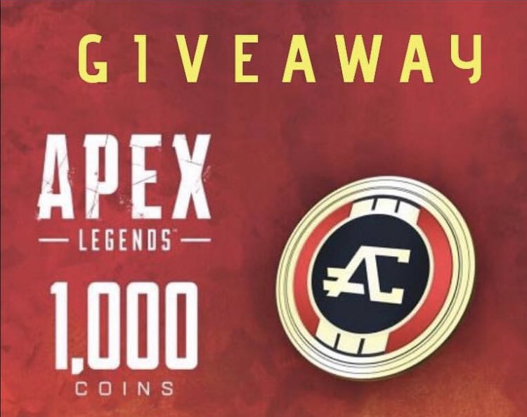 ApexUpdatez's tweet photo. A quick Sunday #Giveaway for you guys! 

-Retweet
-Follow
-Tag 2 friends!

Ends 1 week from today!

Tags) #apex #apexlegends #legends #br #apexbr #apexlegendsbr #battleroyale #apexbattleroyale #apexlegendsbattleroyale #apexvsfortnite #fortnite #gamer #fps #fortnitebr #fortn1te https://t.co/0Hnv9tIt04