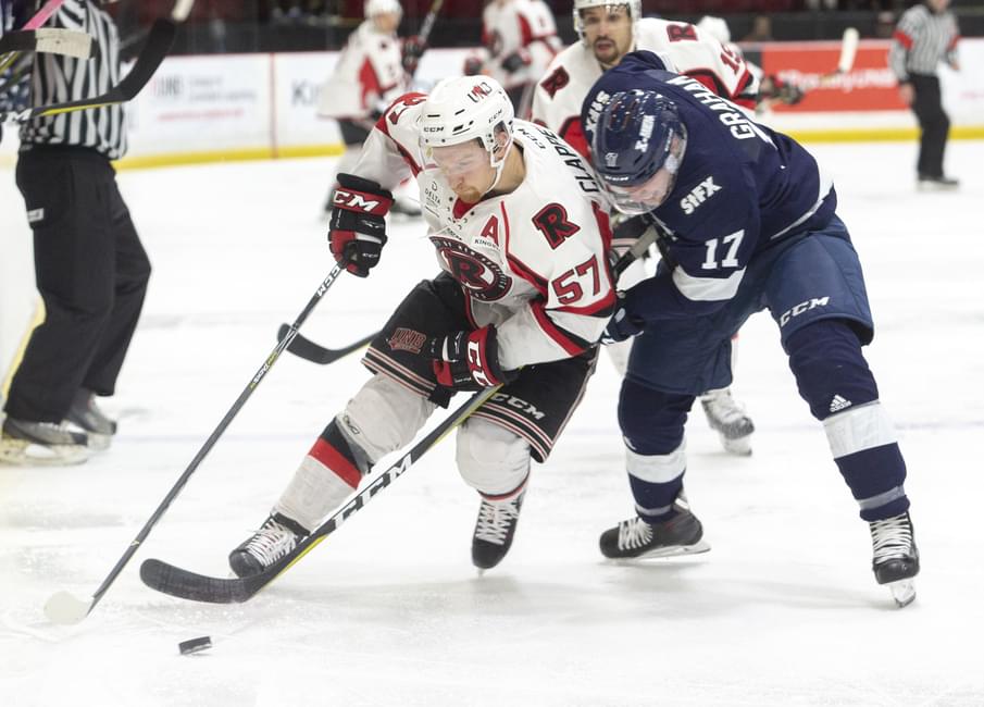 BruceHallihan's tweet photo. .@UNBMHockey vs. @XMenhockey in @AUS_SUA final: "Arguably the best rivalry in all of U Sports." https://t.co/05JMB5bTc5 @UNBAthletics @StFXAthletics @JWest_Photo @USPORTS_Hockey @USPORTSca @DailyGleaner @TJProvincial @TJProvincial https://t.co/tGqDUdSfq6