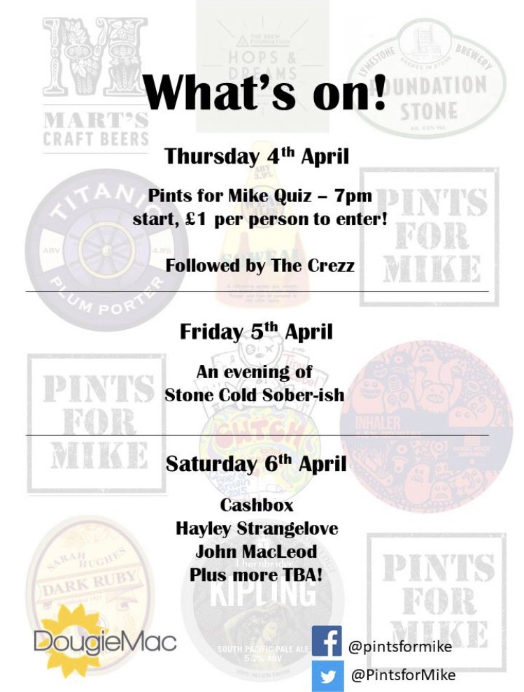 It’s gonna be MEGA! #charity #beerfestival #livemusic #staffordshire #piccadilly <a href="/DougieMacStoke/">Dougie Mac</a> <a href="/BottleCraftSOT/">BottleCraft</a> <a href="/martscraftbeer/">Mart's Brewhouse & Tap</a>