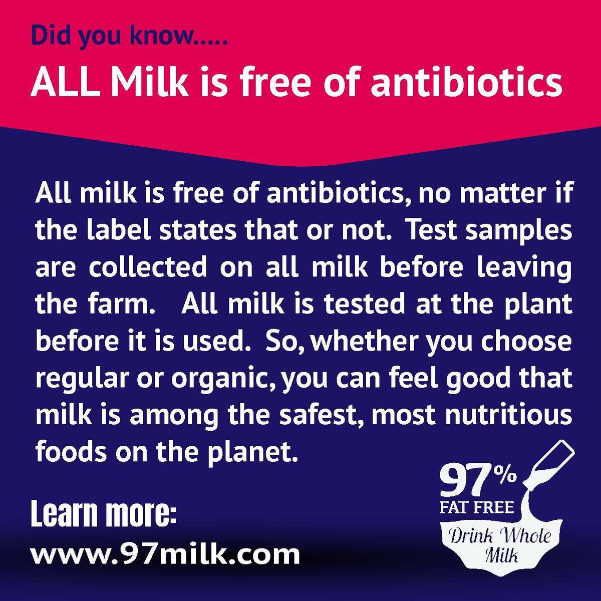 kathibrownmeier's tweet photo. #Dairy #milkitdoesabodygood #97milk https://t.co/F4RZ6569sy