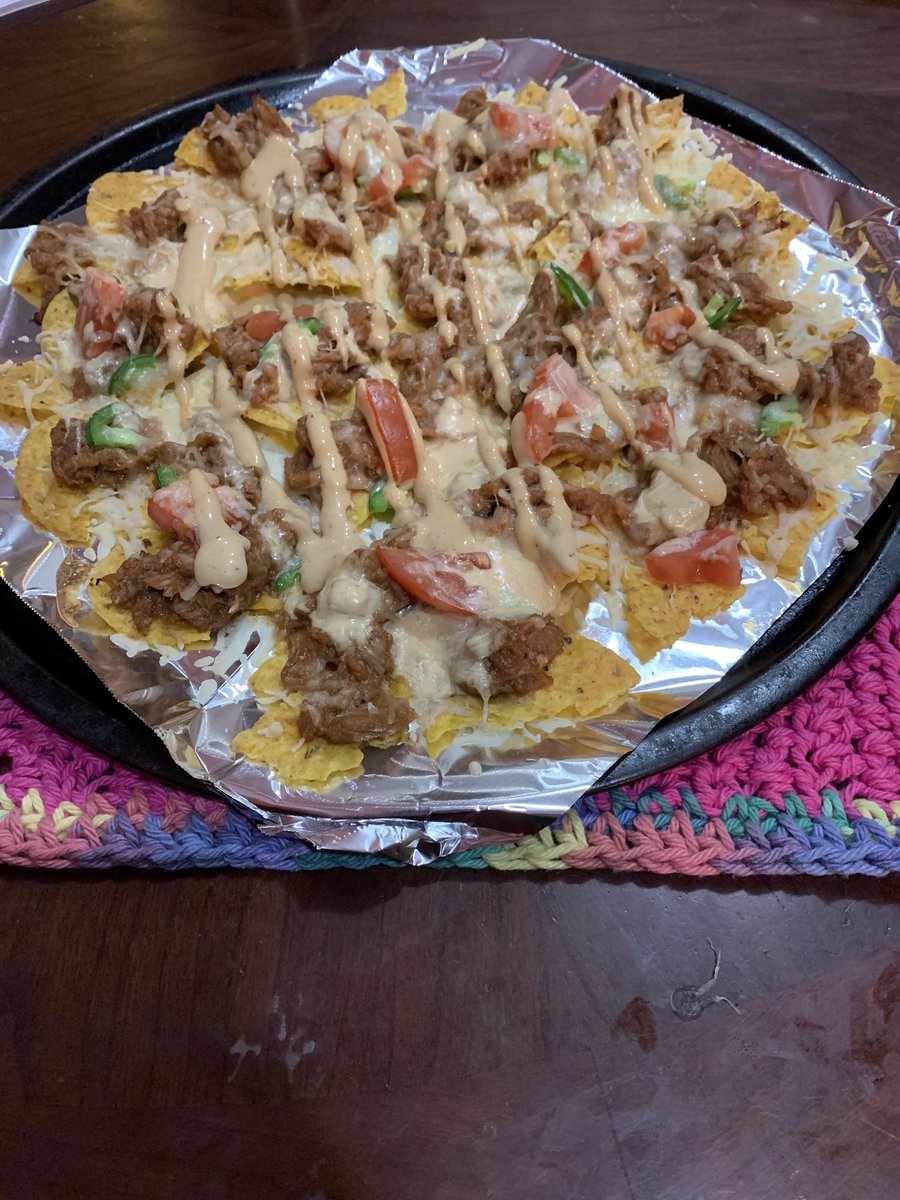 jcbecker's tweet photo. Getting my nachos on!  It’s #nationalnachoday right? #allmine #yum https://t.co/bq266kydBo