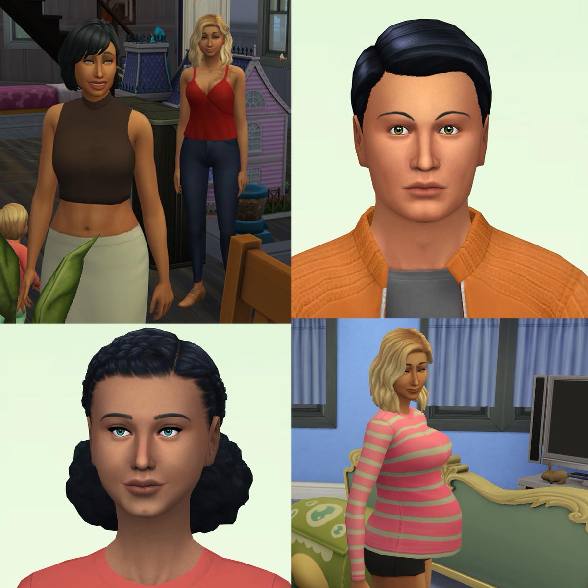 LozzzieEliza05's tweet photo. Since last posting Nixon & Bailee aged up to a teen. Abigail moved out after aging to young adult noo & Baby no.8 is on the way =D
#100babychallenge #ts4 #lozza05 #lozzieelizasims #pc #100babieschallenge #TheSims4 #thesims4seasons #thesims4getfamous @SimGuruKate @PurplerainWendy https://t.co/1yRhJMeWtc
