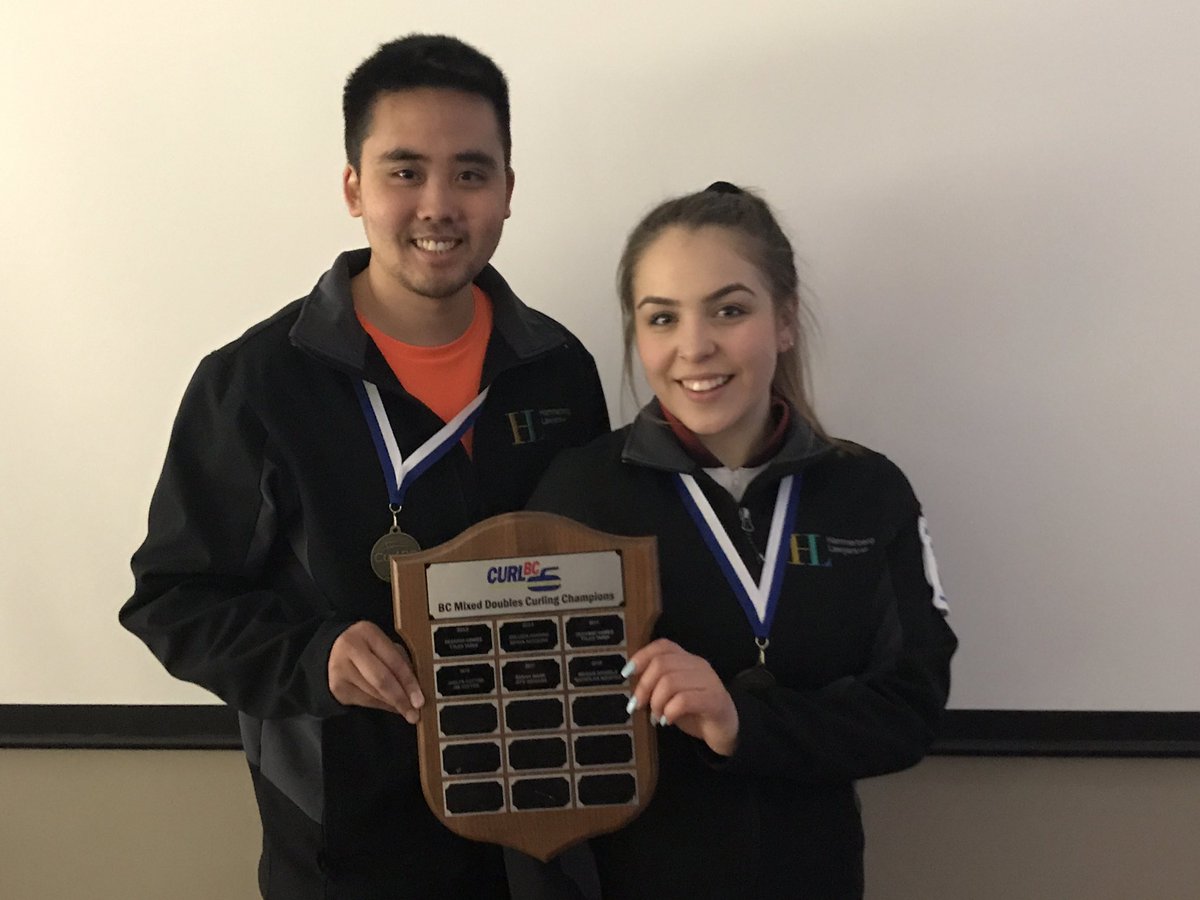 Catera Park and Cody Tanaka won gold today at the BC Mixed Foubles Championship. They’re off to Fredericton NB for the Nationals March 19-24. Congratulations. #Abbotsford2019 #BCdoubles2019
#FraserValley