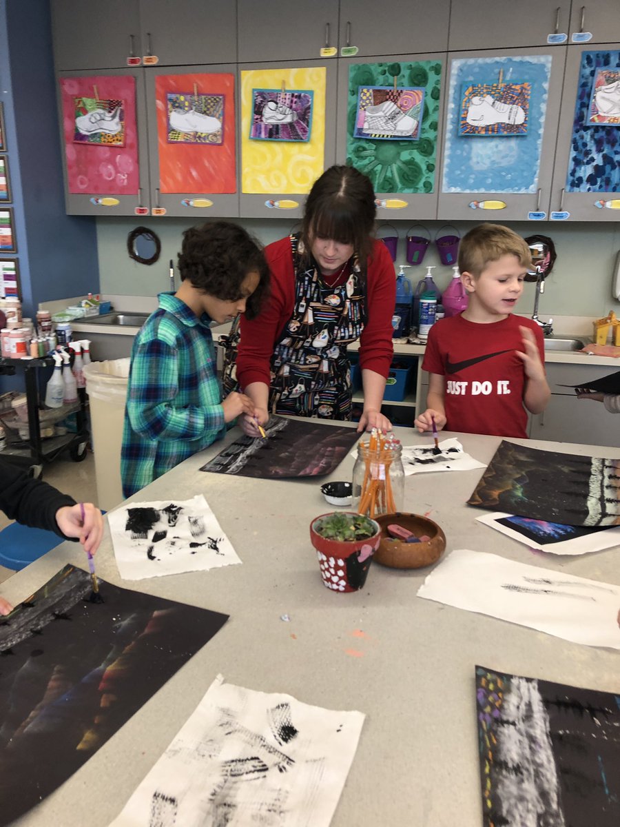 FCE_Art_Studio's tweet photo. FCE sends a farewell to our talented art student teacher, Miss Reeves. The students have enjoyed learning and growing in the art room with her these past 8 weeks. We wish her the best of luck on her upcoming Fishers HS placement! #fcefish #arteducation https://t.co/9DW9fcw7zN