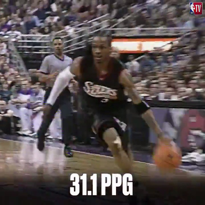 Allen Iverson's 2000-01 MVP season was simply incredible. π₯
#MVPMondays