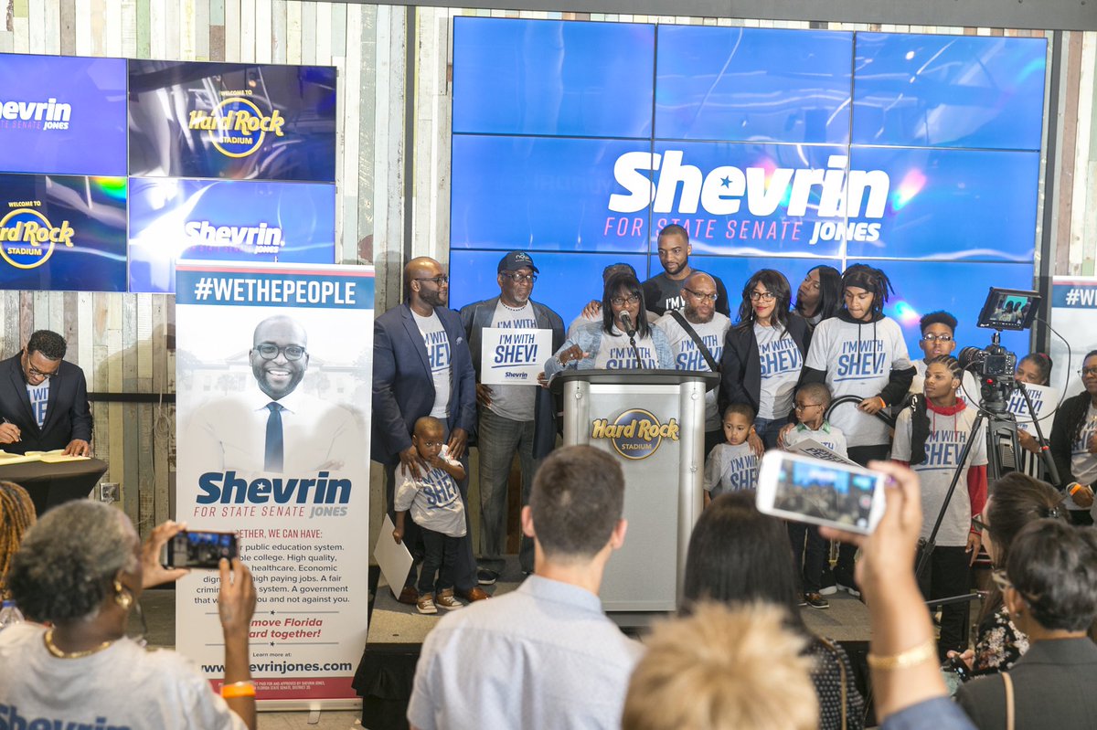 ShevrinJones's tweet photo. I'm overwhelmed by the support received on Friday night for the launch of our campaign for Florida Senate, District 35. The People's Party was a success because of you all, my friends.
Stay tuned & Lets WORK!! #Shev4Senate #WEthePEOPLE
(📸: @AJ_Shorter) https://t.co/EmKzKKv0ei