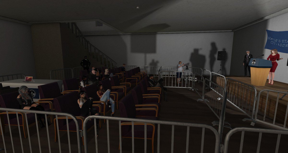 NPGovernment's tweet image. We're delighted at how the Mayor's Address proceeded! Having given her first speech, we're certain that Mayor Flemington will work tirelessly to make her promises come to fruition and she has the full backing of the city.

Also, no bombs this time.