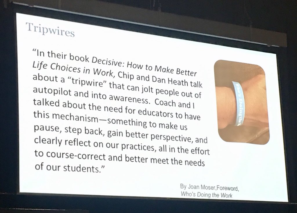 LiteracyPearls's tweet photo. I’ve learned so much this weekend. Here’s my synthesis: remember to stay intentional with my work, remind my teachers to get their students to do more of the work and to not “carry” them so much and remember how important just teaching them can be. #TALE2019 #TAKEtalk https://t.co/1wHdxAg83m