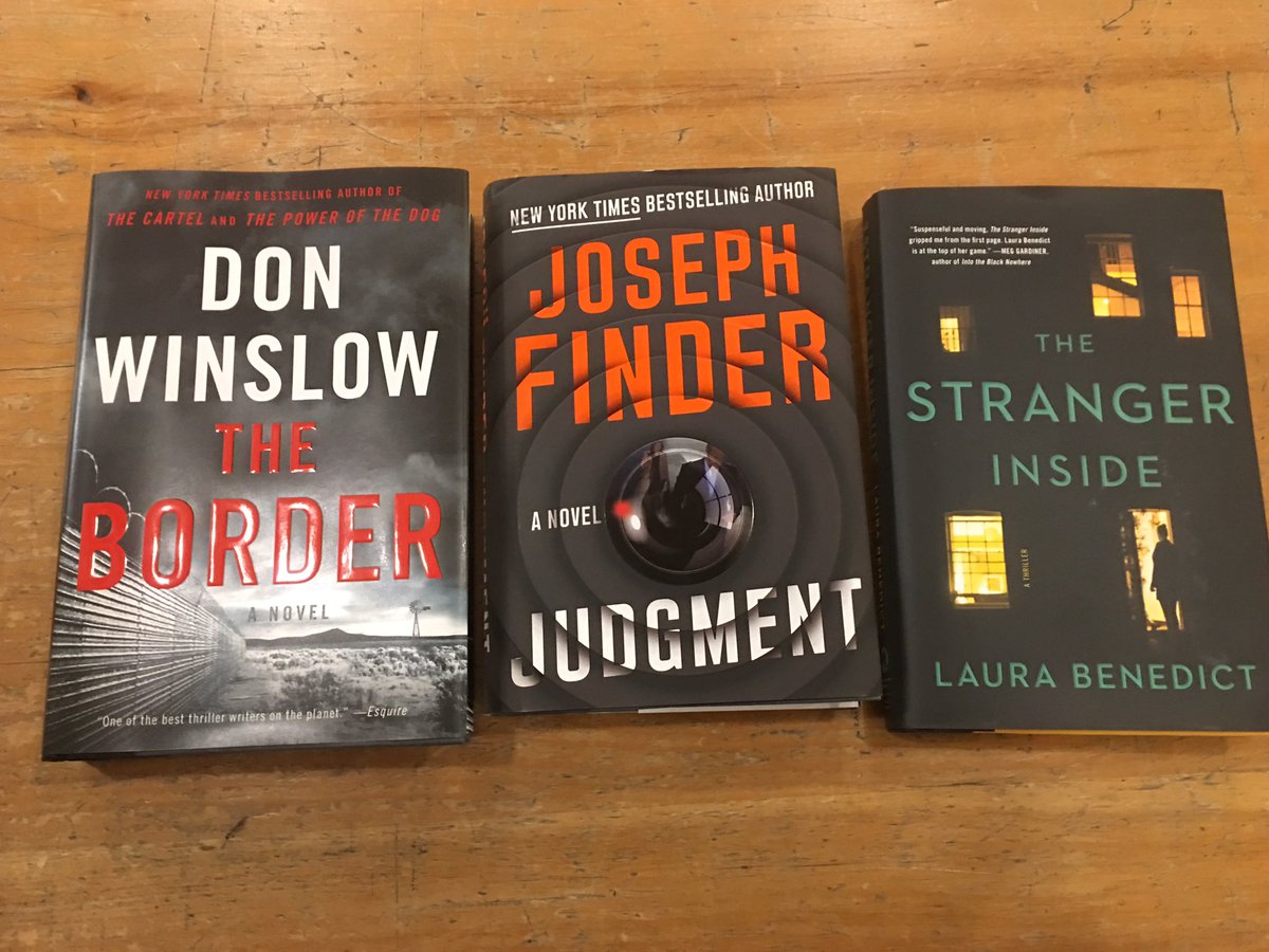 djpalmerauthor's tweet photo. Snow is coming, so I went shopping. #buybooks #authorswhorock @donwinslow @JoeFinder @laurabenedict https://t.co/pu6Il0kMPF