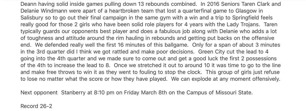 CR6Trojans's tweet image. Coach Curtis had some great things to say after the Lady Trojans punched their ticket to the school’s first ever Final Four team in GBB. #GoTrojans #WinState #FinalFour #Winstinct