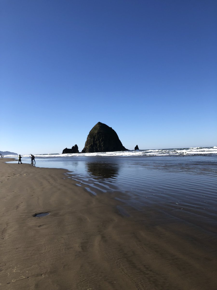 The beach is my favorite place to fill my cup. 💕 #oregoncoast #cannonbeach #haystackrock <a href="/surfsandresort/">Surfsand Resort</a>