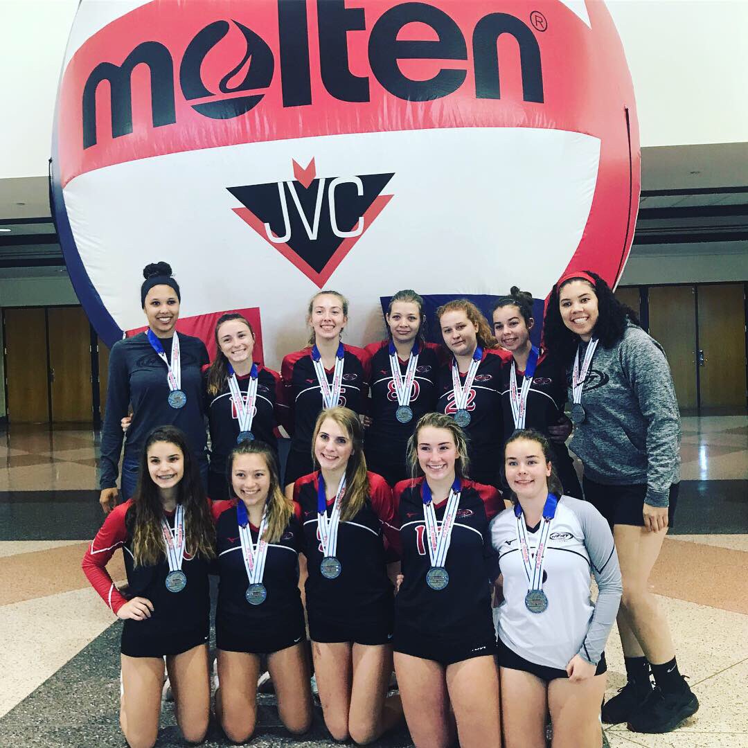 Heat_Volleyball's tweet photo. ❤️🖤16 Elite🖤❤️
16 Elite takes home the Silver medal in 16 USA Gold Division. Congratulations ladies! 
#heatvolleyball #pinellasheat https://t.co/HPVxxivJOR