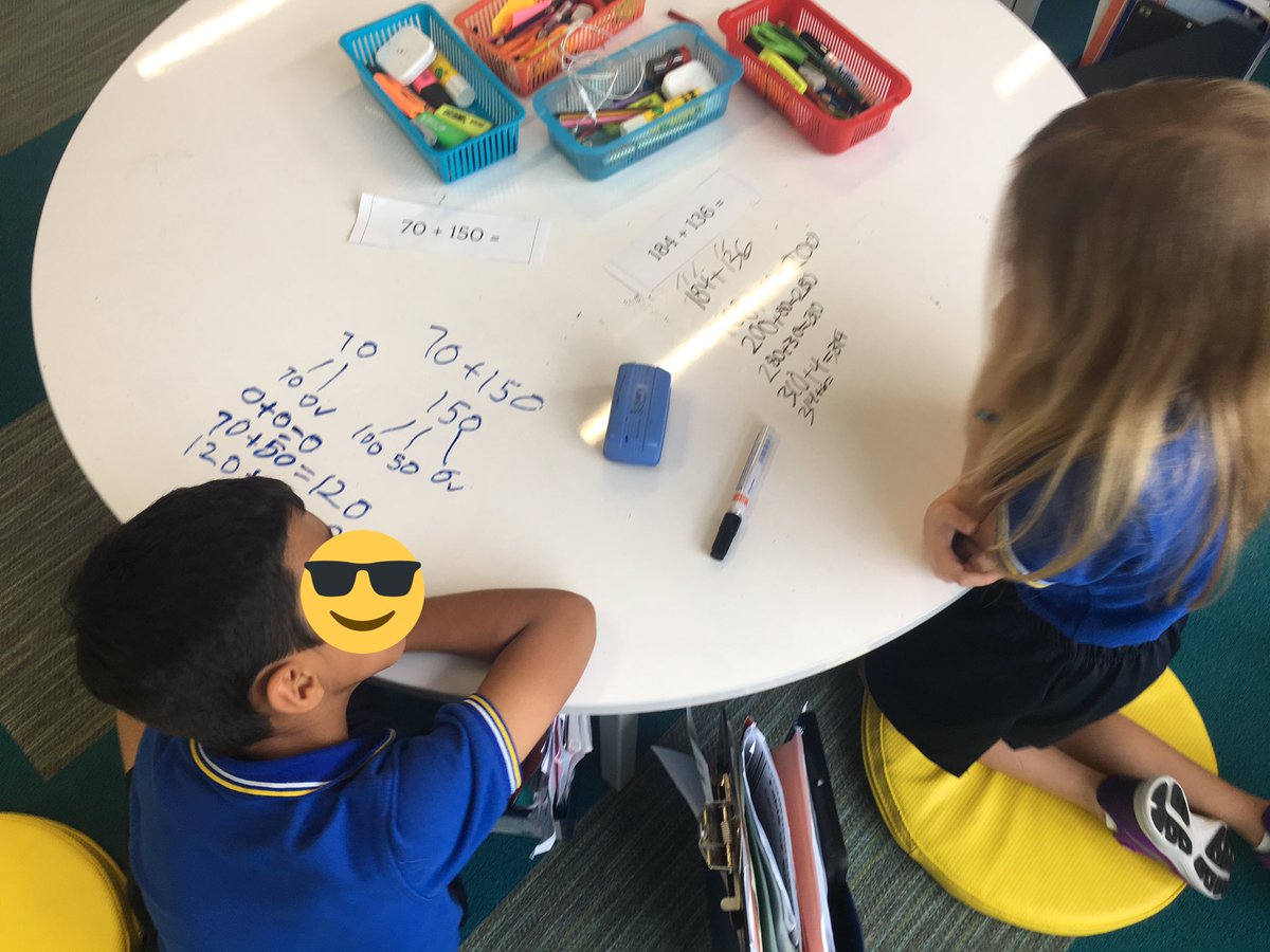 Elyabdrahman's tweet photo. A strategy that we are practicing in math. Collaboration is the way to go in 2ER. #ISKLGR2 #ISKLproud https://t.co/BYznSayQCE
