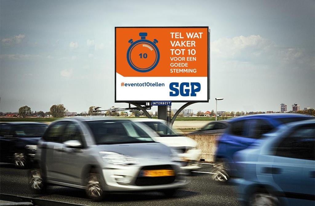 Vanaf vandaag te zien langs verschillende snelwegen in Nederland. ‘Tel wat vaker tot 10!’ #eventot10tellen #goedestemming