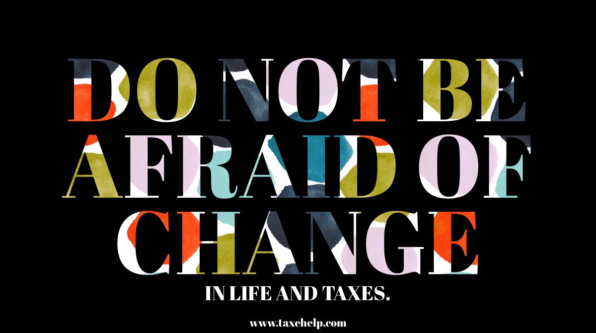 taxehelp's tweet photo. Change is life. For all your tax fears, meet our #taxexperts. Connect now!
.
.
#taxehelp #incometax #taxexpert #taxrefund #gst #change #changeisgood #changeisconstant https://t.co/eDaKnJ0eJD