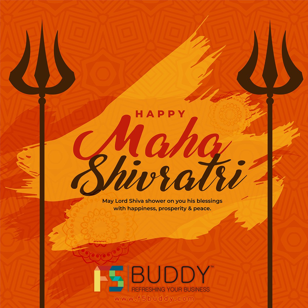 F5Buddydotcom's tweet photo. May the blessings of Lord Shiva secure your happiness and fill your life with utmost peace. #HappyMahaShivratri!
#Mahashivratri2019 #Mahashivratri #Shivratri #Shivratri2019 #LordShiva #OmNamahShivaya #Festival #Colors #HarHarMahadev #Blessings #f5buddy https://t.co/ChHg03kgAo