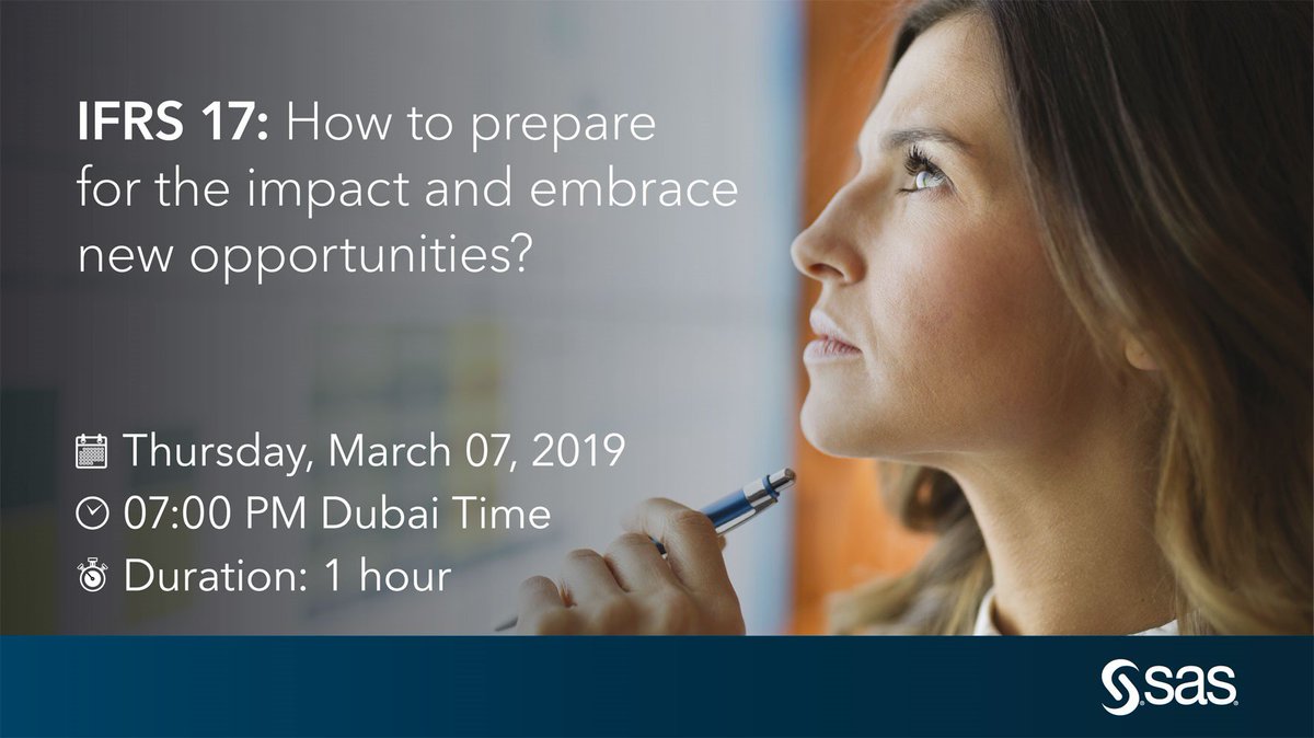 SASMiddleEast's tweet image. Join our webinar this Thursday to learn how to set up reliable internal #audit and control processes to achieve greater #transparency and #comparability #SAS #IFRS17 #Risk #freewebinar Register now: event.on24.com/eventRegistrat…