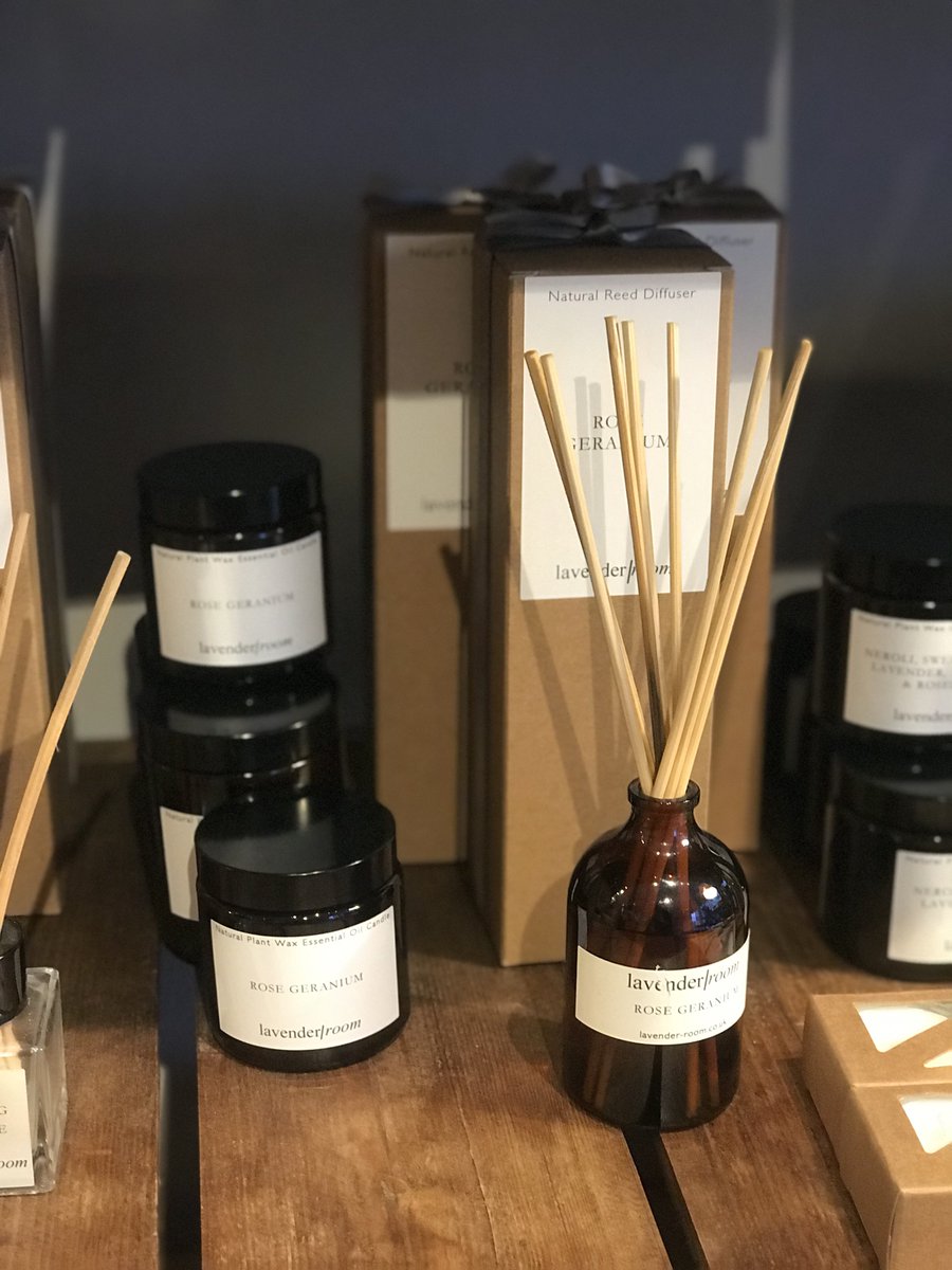 Essential oil reed diffuser #rosegeranium #natural #madeinengland #homescent #shoplocal