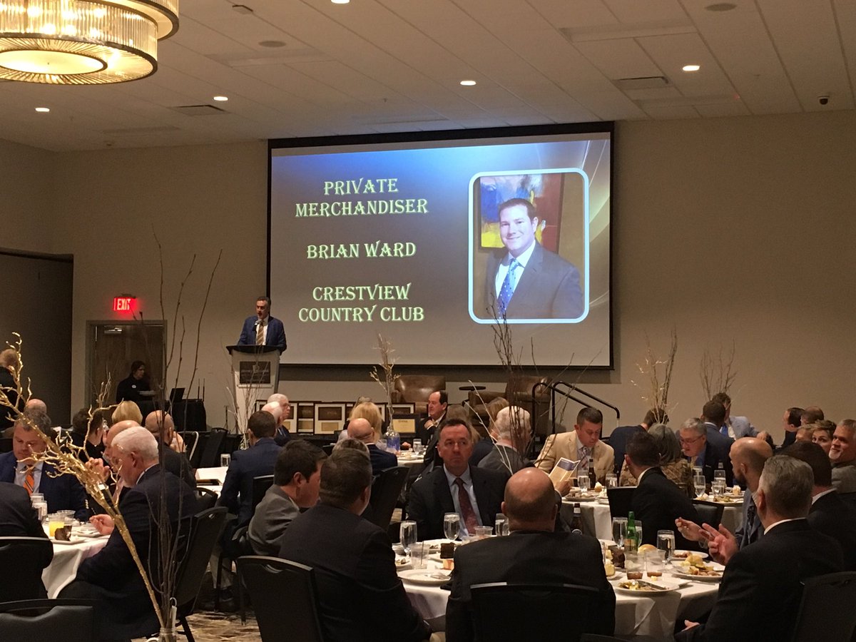 theCrestviewCC's tweet photo. Congratulations to our PGA Head Professional Brian Ward @brianwardgolf and his team of professionals for earning the 2018 South Central Section Private Merchandiser of the Year award. https://t.co/8hCrvPKrZg