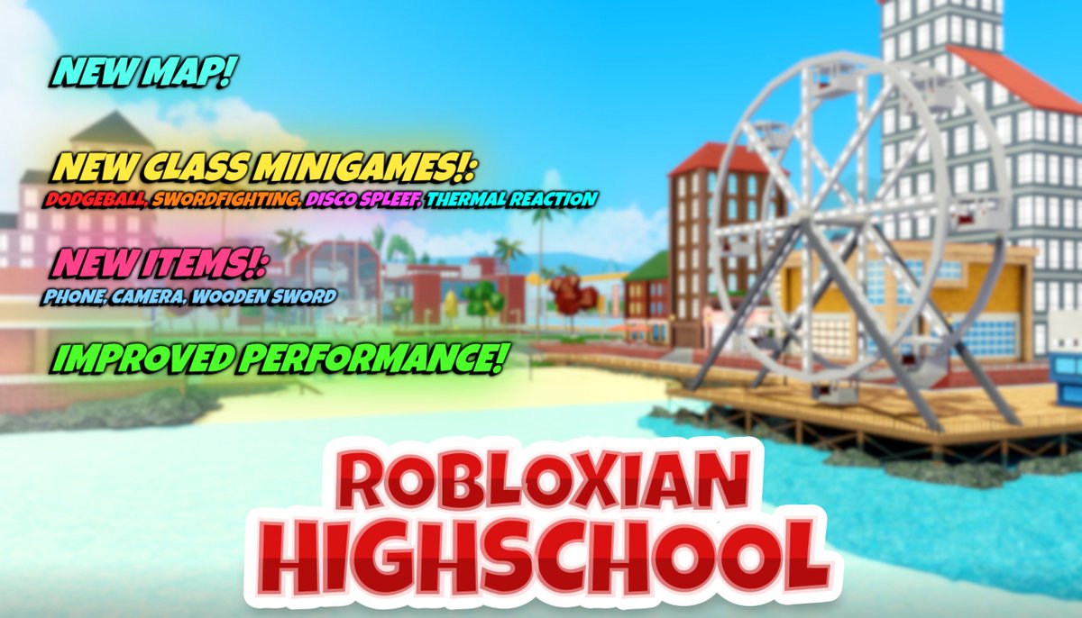 Robloxian Highschool On Twitter After Long Wait It S Out