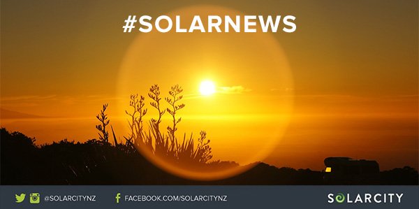 Australia busts solar myth and Kiwi students join global call for climate action. #solar news bit.ly/2NEFTWr
