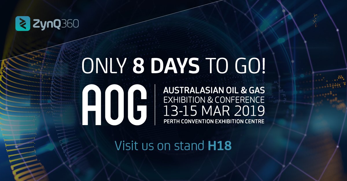 ZynQ360's tweet photo. There are just 8 DAYS until the doors to #AOG2019 open! Have you registered to the largest oil and gas event in Australia? There's plenty on this year, don't miss out! Register free now: https://t.co/K2QT6lqG4U
#AOG2019 #ZynQ360 #visualassetmanagement  https://t.co/buXiySSNsd https://t.co/1dRhSPHfor