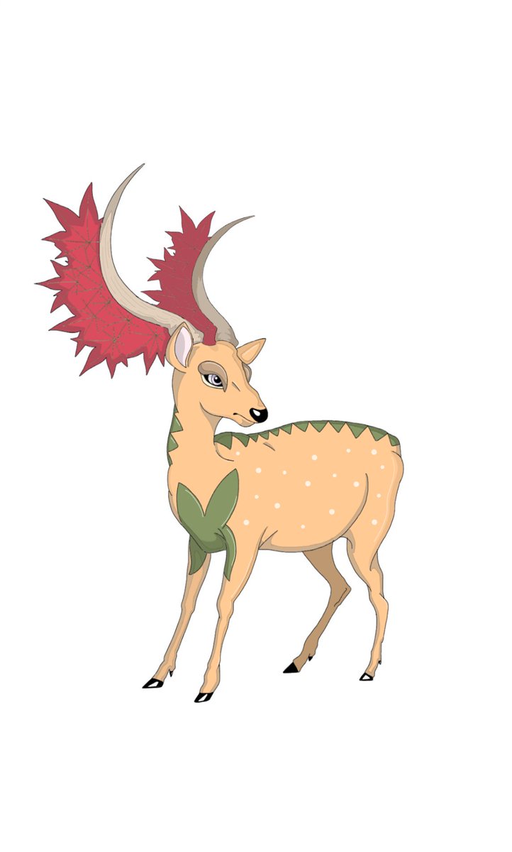 Danieru オリジナルモンスター モミジカ 鹿がモチーフの獣型魔物 絵描きさんとつながりたい 創作クラスタさんと繋がりたい Danieru オリジナルモンスター モミジカ 鹿がモチーフの獣型魔物 絵描きさんとつながりたい 創作クラスタさんと繋がりたい