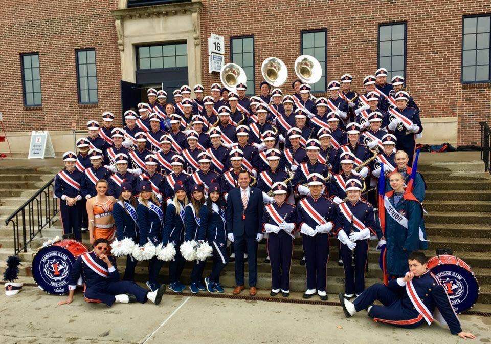 MarchingIllini's tweet photo. Our goal is to give scholarships to all students in the ensemble!

We started that this year, and we HOPE to continue that in the future! Help us with that as we march forth on March 4th! #MIMarchForth 

DONATE HERE: https://t.co/dFH7tJQTnL https://t.co/2nQQgzvh04