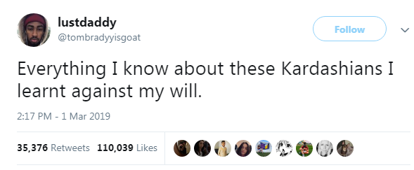 MensHumor's tweet photo. Keeping Away from the Kardashians https://t.co/FOqVY5zRF3