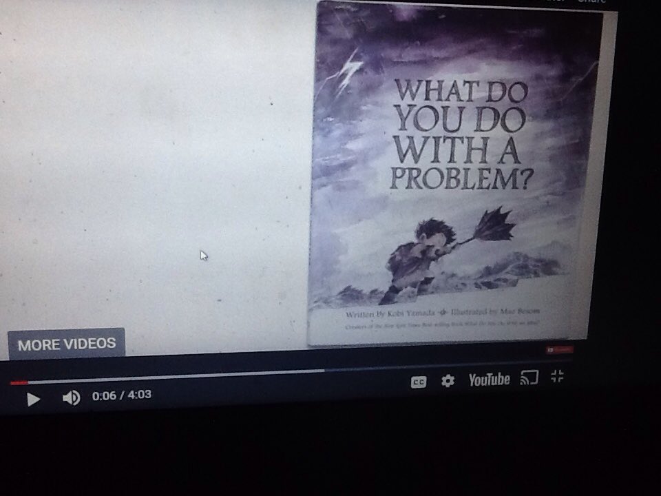 ReneeLWhite5's tweet photo. We read "What Do You Do with a Problem" in #geniushour & discussed how problems can be beautiful learning opportunities. Ss problem solved in proj:knit sticky mitten to pick up trash, create own chalkboard @Buncee , & tornado game to educate others. #lpeswake #GeniusIsElementary https://t.co/J7MaVw0UV1