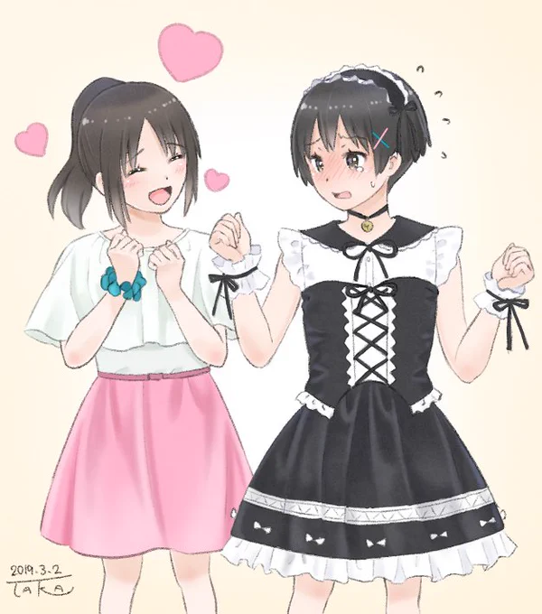 ボーイッシュな子にかわいい服を着せてみたい 