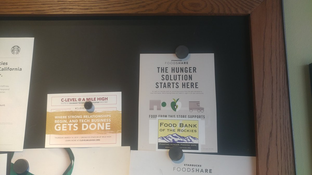 charlesknapp2's tweet photo. @ColoTechAsn and the #CLEVEL2019 is the talk of this Starbucks! https://t.co/ueQEsYdGbE