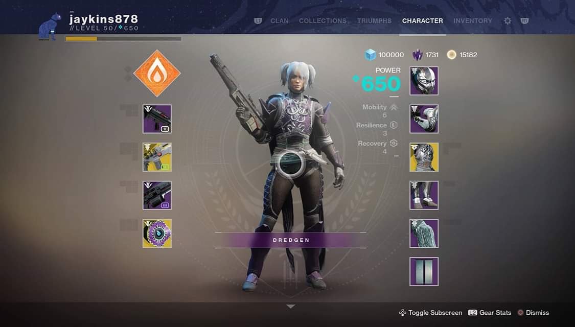 FINALLY. I MADE IT
.
.
#destiny2 #destiny #destinytriumphs #triumphs #dredgen #gambit #thedrifter #hunter #bladebarrage #gamergirl #gamer #girlgamer #girlswhogame #ps4 #PlayStation #games #gamingposts #gamingpost #gamerforlife #videogames