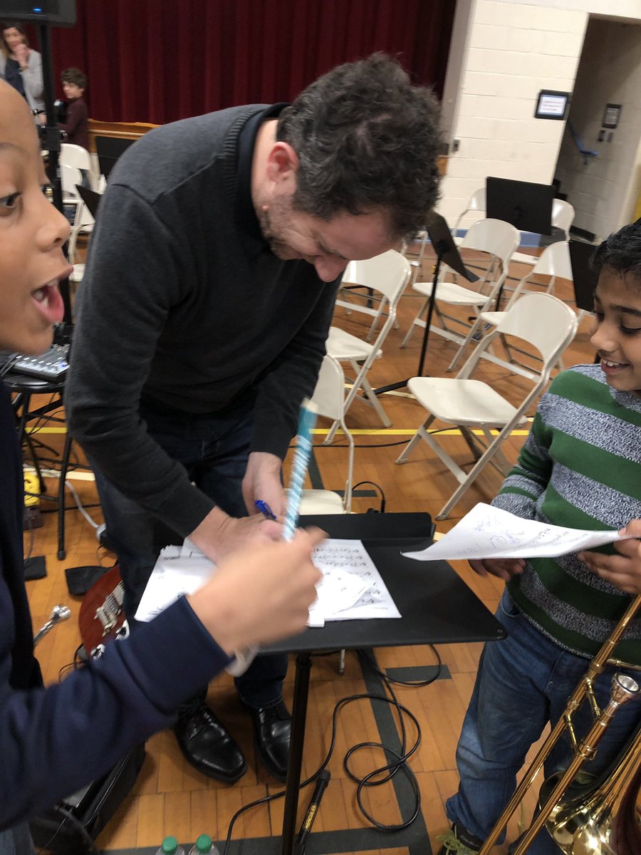 HunterBand_'s tweet photo. The Hunter band really enjoyed listening to Shana Tucker perform on Friday with the orchestra and then getting to perform jazz standard “Inchworm” with her also. Many autographs were gotten afterwards! https://t.co/VTpC61z50N