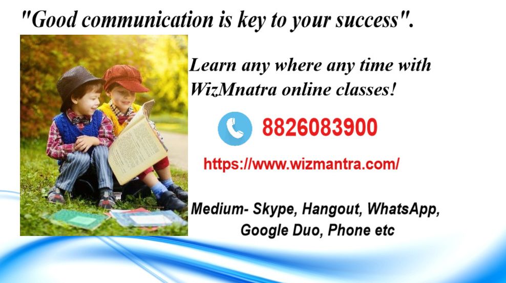 WizMantra's tweet image. Learn any time any where! with #WizMnatra #online classes!!
Enroll for Your Online English Classes: 8826083900
#Basiclevel
#Intermediatelevel
 #Advancelevel,
#Personalitydevelopmentclasses
#Interviewpreparation
Explore us @ wizmantra.com